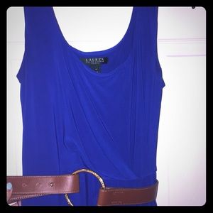 Ralph Lauren Royal Blue Jersey Dress